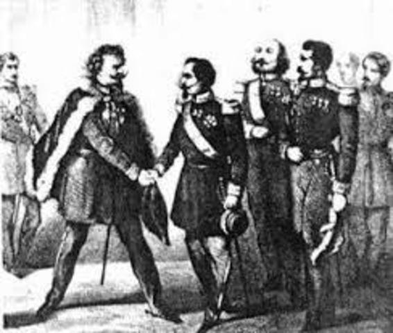ACUERDO FIRMADO POR NAPOLEON III Y CAVOUR