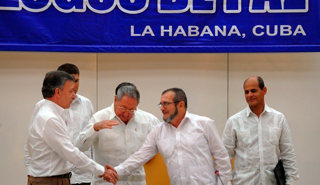 Firma de los Acuerdos de Paz en la Habana