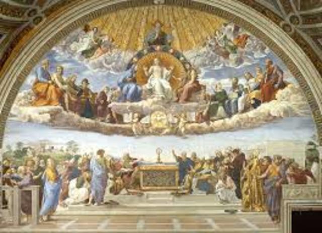 Raphael Paints the Rooms of the Vatican Palace