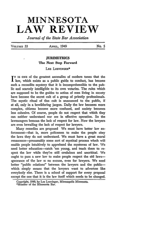 "The Next Step Forward" - Lee Loevinger