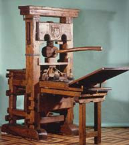 Creation of the Printing Press (Inventions)