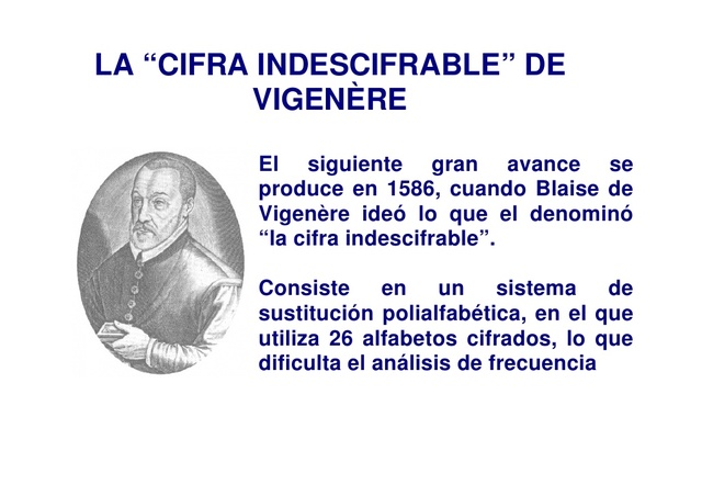 Blaise de Vigenère crea tratado "la escritura secreta"