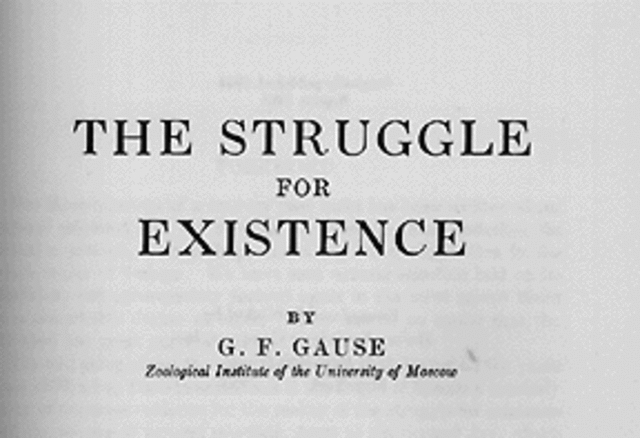 The Struggle for Existence