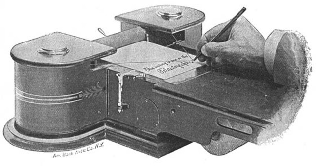 A primeira mesa "digitalizadora"