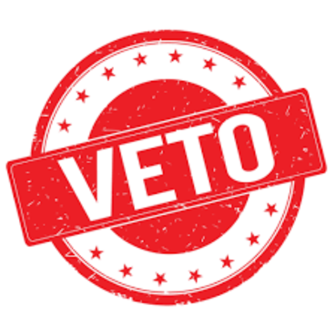 President Bush Uses Veto Power
