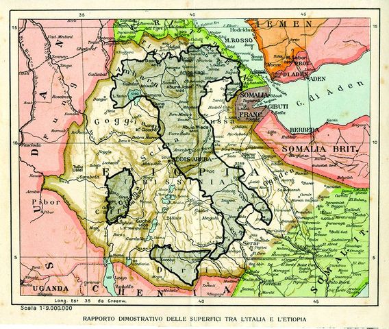 la nascita dell'impero Italiano.