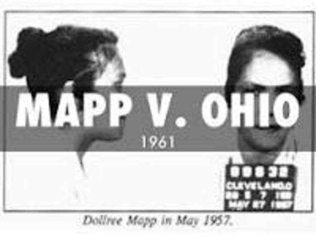 •	Mapp v. Ohio (1961)
