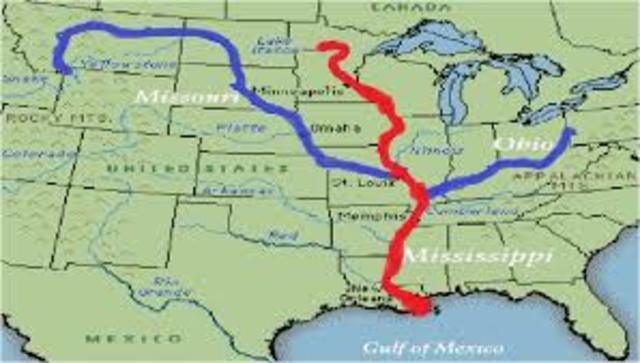 Traveling through Mississippi and Missouri