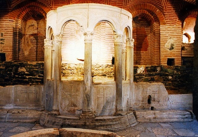 Τόπος μαρτυρίου του Αγίου Δημητρίου.