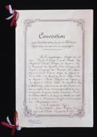 Geneva convention agreement signed