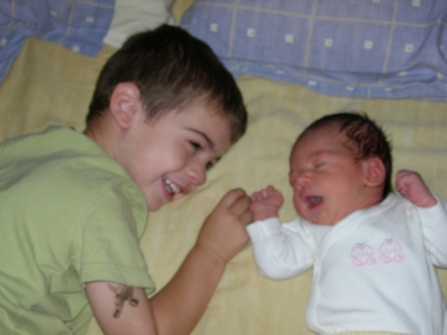 The birth of my brother