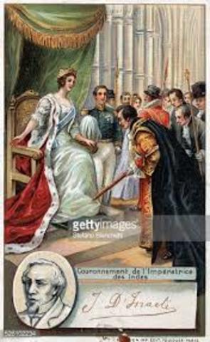 Queen Victoria Crowned Empress of India