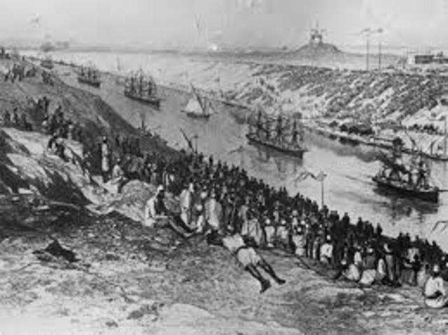 Suez Canal Built