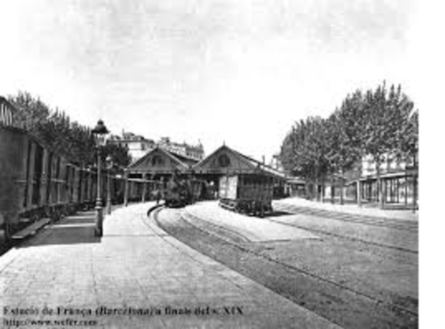 Primera linea férrea en Inglaterra