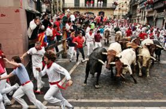 the running of the bulls