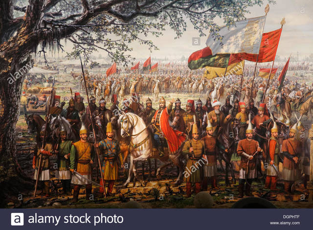 Fall of constantinople to the ottoman Turks (official end to byzantines)