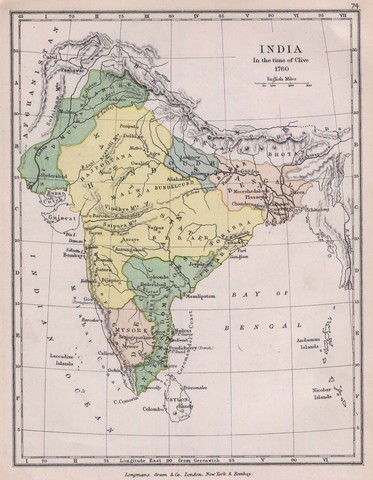 Expanding power in India post 1739