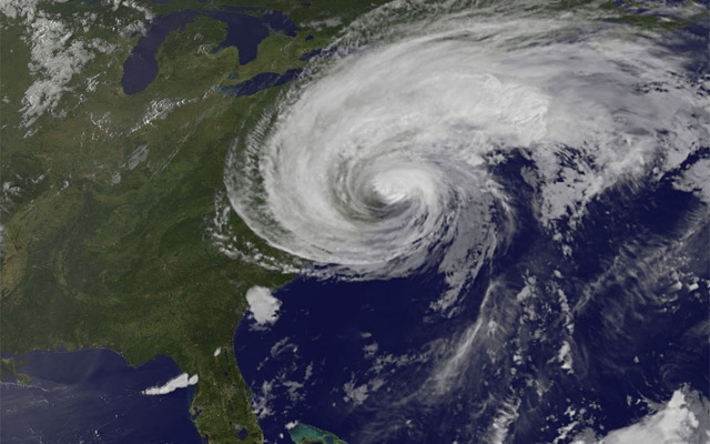 Hurricane Sandy Strikes