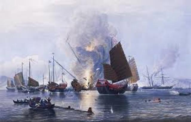Opium Wars begin