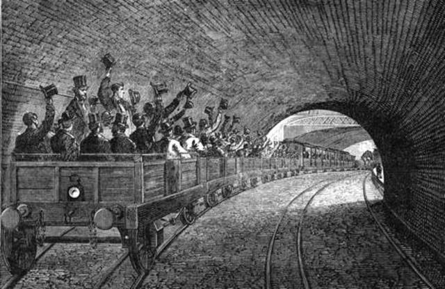 Túnel del Támesis, Londres, Inglaterra.