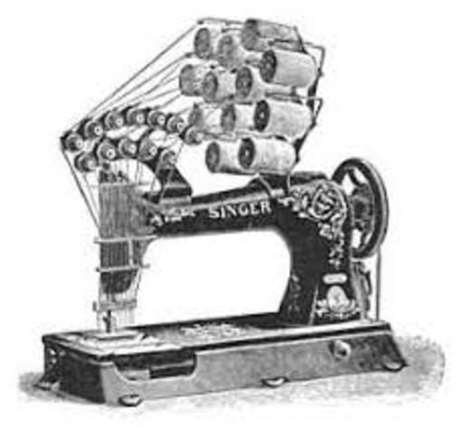 Máquina de coser comercial