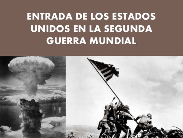 Estados Unidos y la segunda guerra mundial