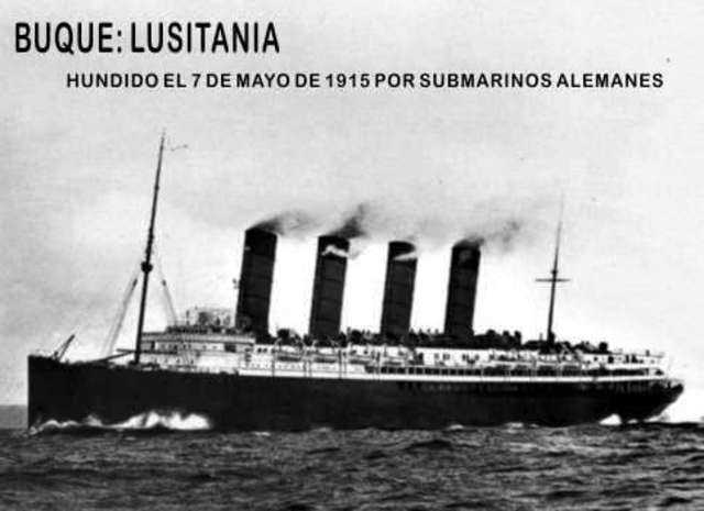 Trasatlántico Lusitania