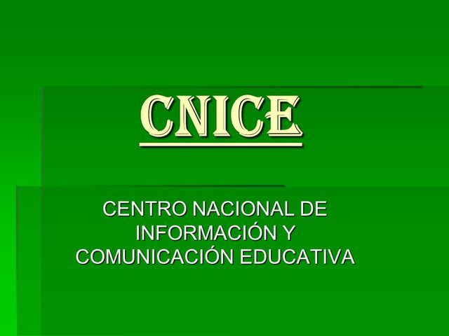 Centro Nacional de Información y Comunicación Educativa