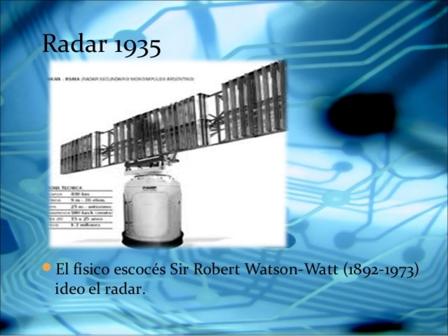 Se desarrolla el radar