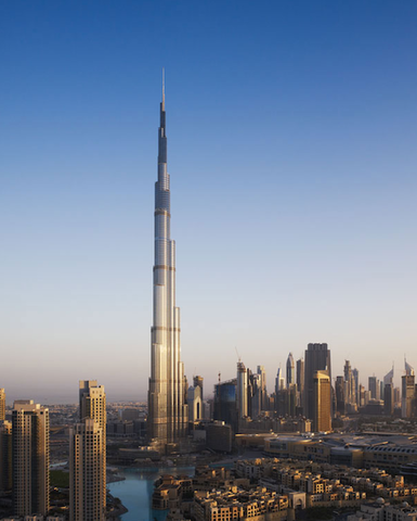 El edificio mas grande del mundo "Burj Khalifa" (Dubai)