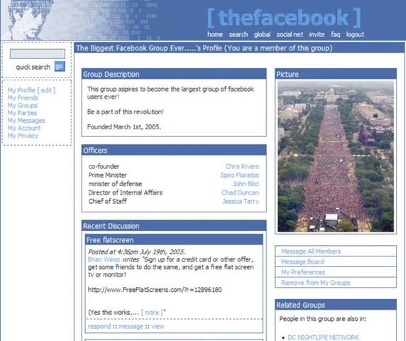 Criação do Facebook