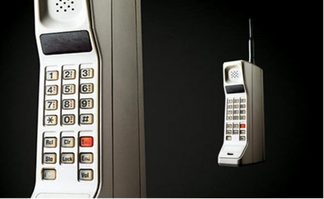 A primeira evolução do telemovel