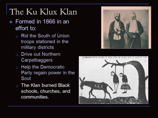 Ku Klux Klan formed