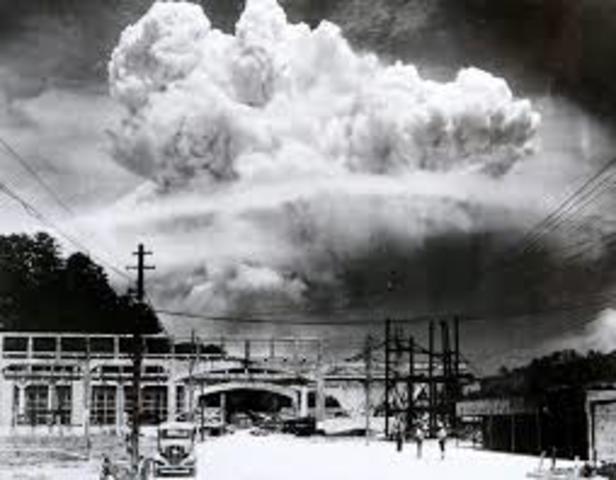 Dropping of the atomic bombs