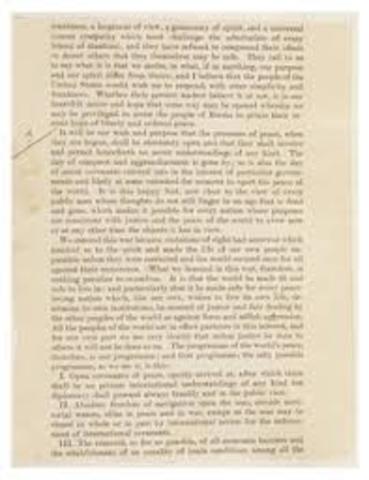 Fourteen Point Speech