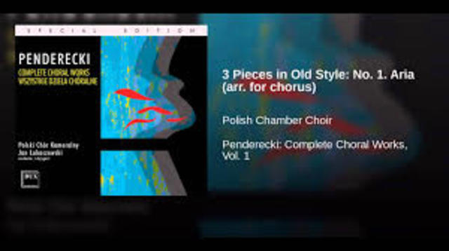 Three Pieces in the Old Style Penderecki