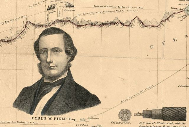 El cable telégrafico transatlántico