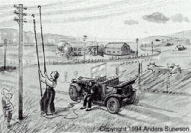 El Primer Teléfono en un Automovil