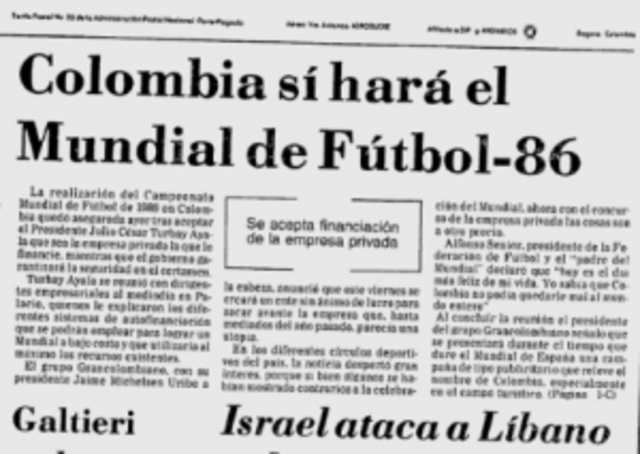 Copa mundial 1986 ?, NO...