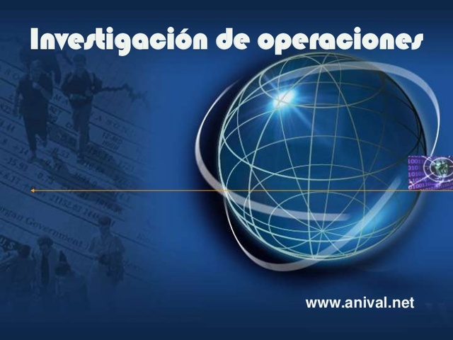 APLICACIÓN DE LA INVESTIGACIÓN DE OPERACIONES