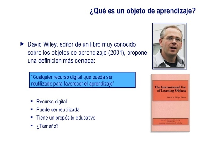 OBJETO DE APRENDIZAJE: DAVID WILLEY