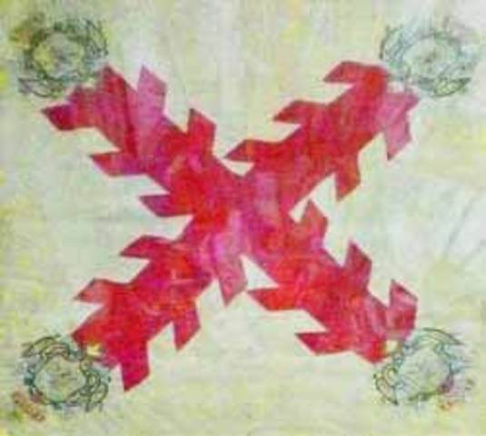 Bandera virreinal usada por el Ayuntamiento de México