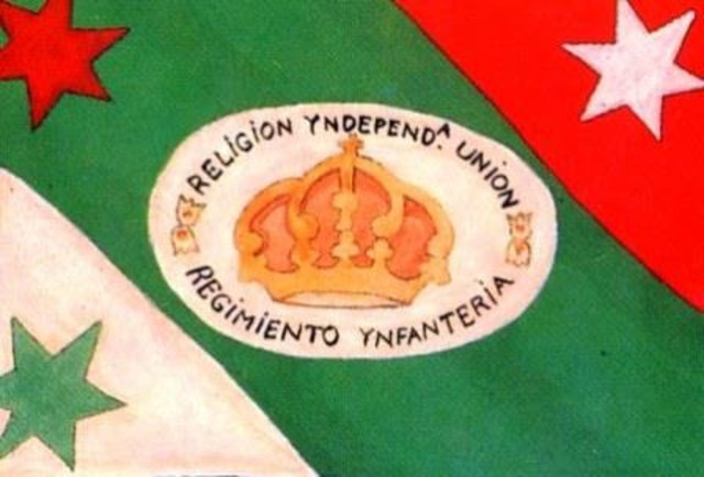 Bandera del ejército trigarante