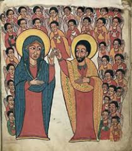 The Ethiopian Christianity is reinstated.