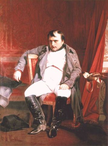 War of the Sixth Coalition and Napoleon's 1st abdication of the throne