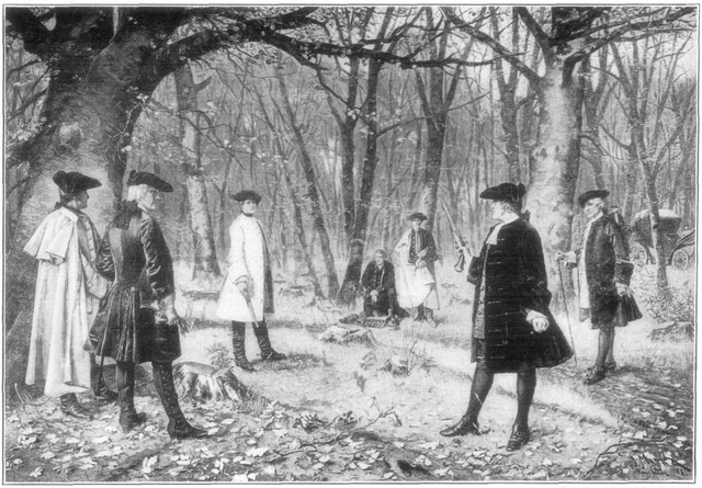 The Duel of Hamilton and Aaron Burr