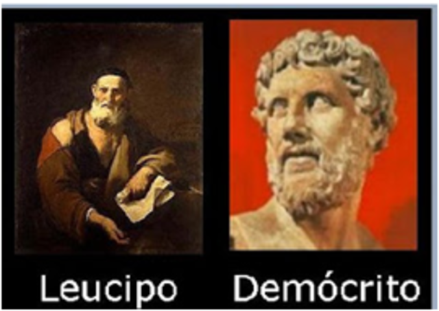 LEUCIPO Y DEMÓCRITO  (460a.C-370a.C y Siglo V) Griegos