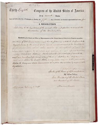 thirteenth amendment