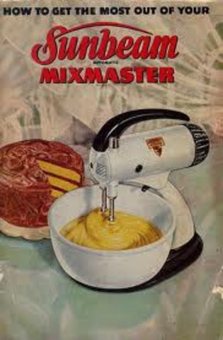 Primera batidora eléctrica.