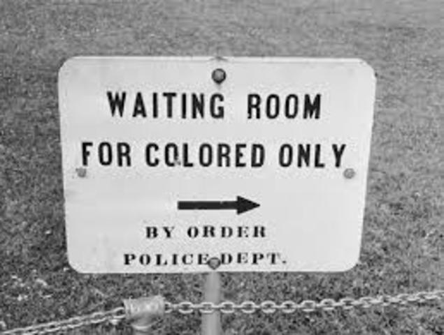 Jim Crow laws were passed in the south